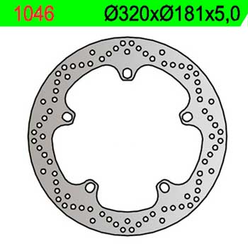 NG - DISC FRANA (FATA) NG1046 - BMW F800 R / S `09-