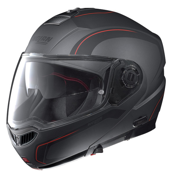 NOLAN - N104 EVO ACTION N-COM - FLAT LAVA GREY 018 (LA COMANDA)